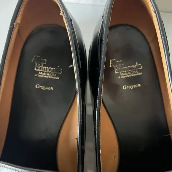 Allen Edmonds Grayson Tassel Loafers Size 14 A Black